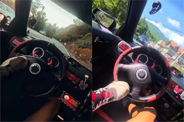 Muškarac iz Konjica snimao kako nogom upravlja automobil, čak je i preticao druga vozila