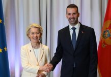 Von der Leyen: Crna Gora predvodnica u procesu pristupanja