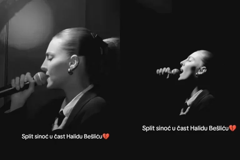 Split je sinoć pjevao u Halidovu čast: Džejla Ramović na nastupu zapjevala “Romaniju”