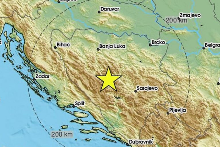 Zemljotres pogodio područje Bugojna