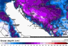 “Ozbiljna” zima tek dolazi: Od nedjelje stižu novi minusi i pola metra snijega